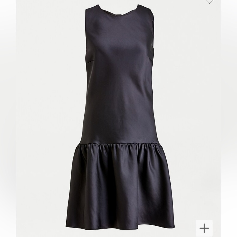J. Crew Bow Back Satin Dress